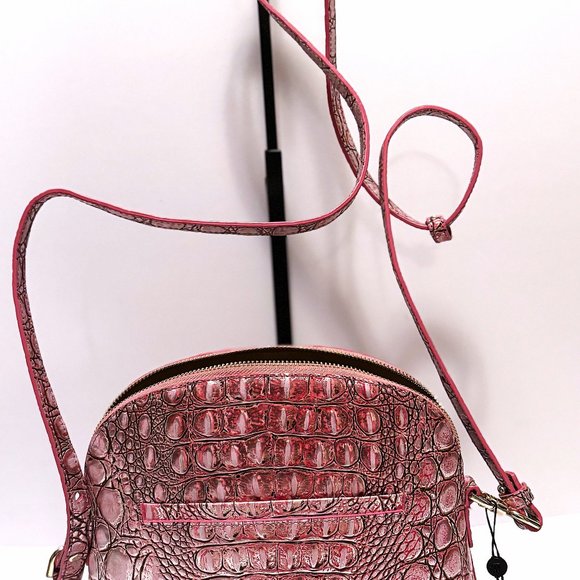 Brahmin Small Georgina Begonia Pink Minx Crossbody - Picture 2 of 6